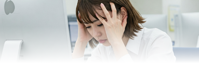 Before：案件が単発で終わり悩む人事の様子